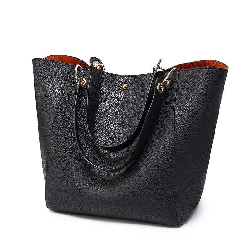 2022 new lychee pattern fashion bag super large capacity women's bag shoulder bag handbag hobo bag tote bag