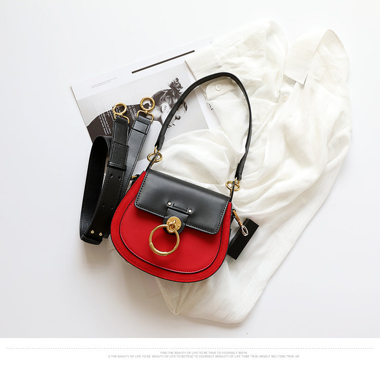 Vintage Wide Shoulder Strap Messenger Bag