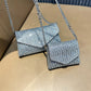 Women's bag, 2024 new rhinestone chain small square bag, shoulder and crossbody envelope bag, cute mini evening bag