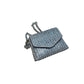 Women's bag, 2024 new rhinestone chain small square bag, shoulder and crossbody envelope bag, cute mini evening bag