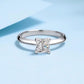 925 sterling silver moissanite ring closed ring for women