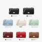 Bags for women 2024 summer new single shoulder chain bag small Chanel style diamond small square bag solid color bags