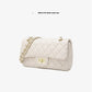 Bags for women 2024 summer new single shoulder chain bag small Chanel style diamond small square bag solid color bags