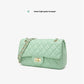 Bags for women 2024 summer new single shoulder chain bag small Chanel style diamond small square bag solid color bags