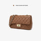 Bags for women 2024 summer new single shoulder chain bag small Chanel style diamond small square bag solid color bags