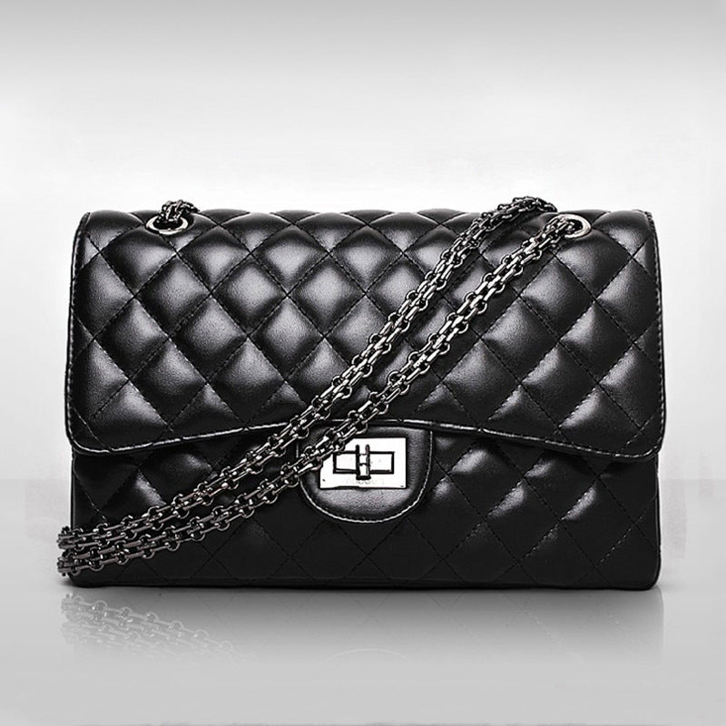 Fashion Trendy Lingge Chain Bag Small Fragrance Women's Bag Shoulder Messenger Bag