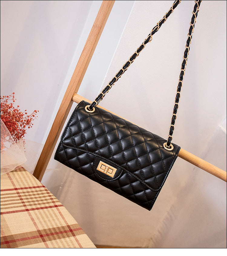 Small fragrance style diamond chain bag 2022 new fashion one-shoulder messenger bag high-quality texture women's bag