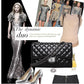 Fashion Trendy Lingge Chain Bag Small Fragrance Women's Bag Shoulder Messenger Bag
