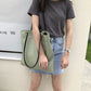 Original ins2022 new commuter bag soft leather shoulder bag messenger large capacity bag tote bag shopping women's bag