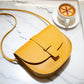 2022 summer new European and American style PU women's bag solid color saddle bag car stitching messenger shoulder small bag