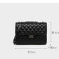2022 new fashion all-match simple niche style diamond chain bag messenger bag soft leather women's bag