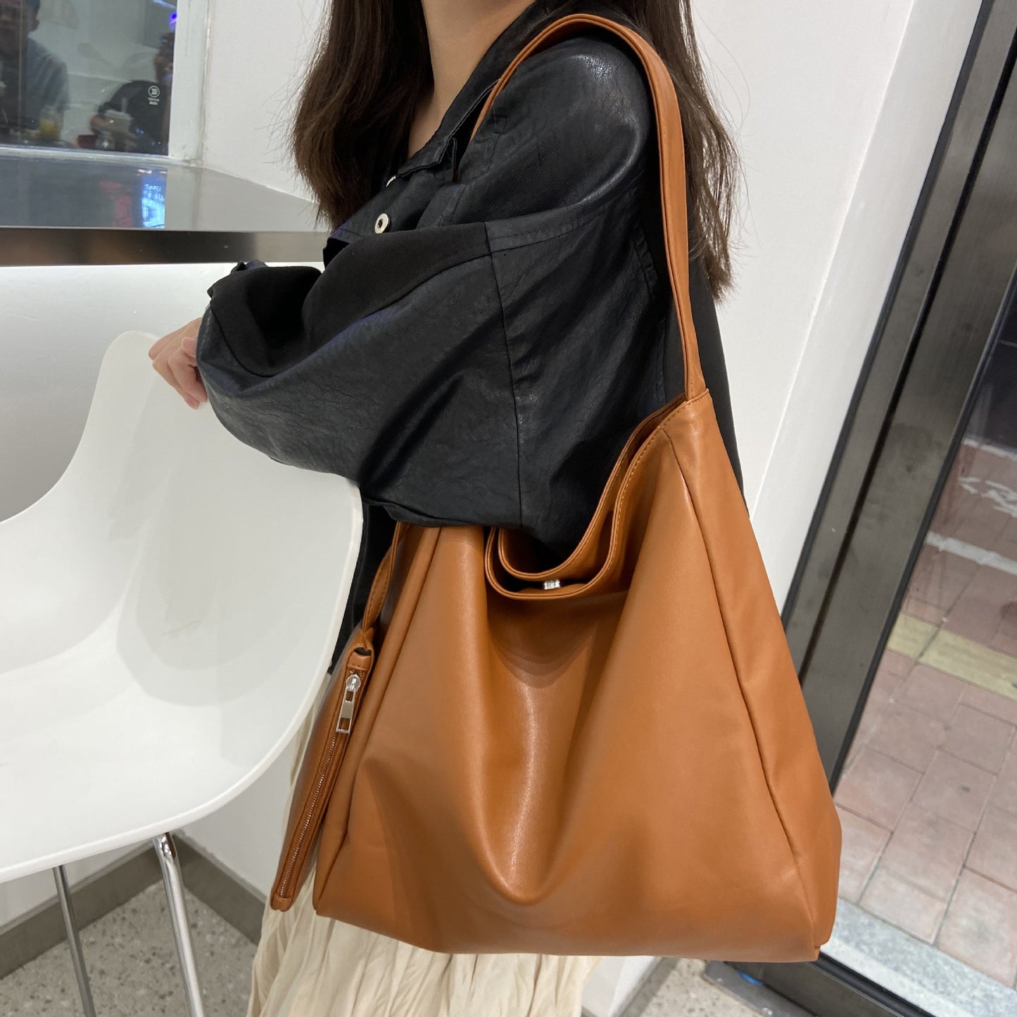 Bag women's bag 2022 new Korean version women's shoulder bag tote bag casual large-capacity handbag women's mother bag