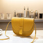2022 summer new European and American style PU women's bag solid color saddle bag car stitching messenger shoulder small bag