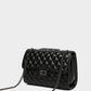 2022 new fashion all-match simple niche style diamond chain bag messenger bag soft leather women's bag