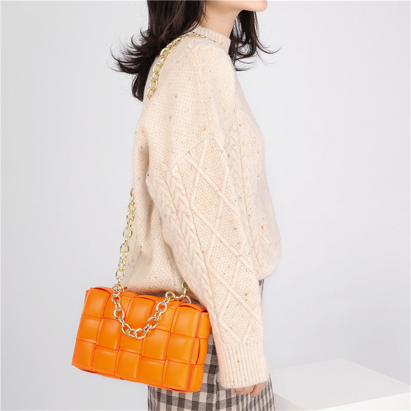 2022 spring new chain shoulder bag woven pillow bag handbag fashion women's bag lady bags handbag crossbody bag