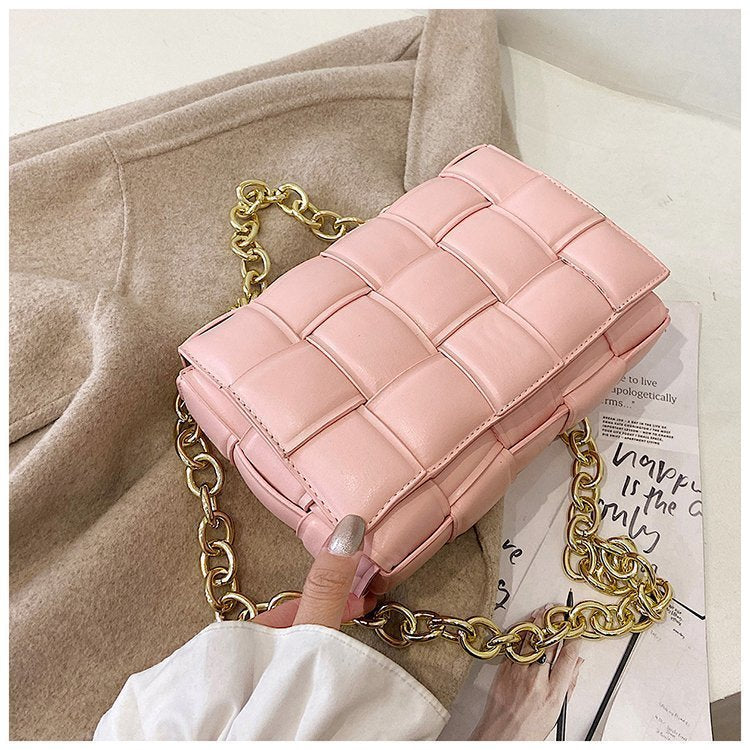 2022 spring new chain shoulder bag woven pillow bag handbag fashion women's bag lady bags handbag crossbody bag