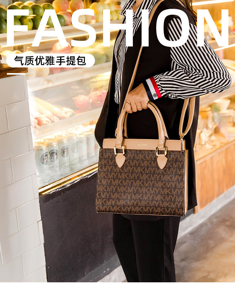 New retro large-capacity light luxury temperament women's all-match texture fashion bag