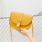2022 summer new European and American style PU women's bag solid color saddle bag car stitching messenger shoulder small bag