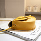 2022 summer new European and American style PU women's bag solid color saddle bag car stitching messenger shoulder small bag