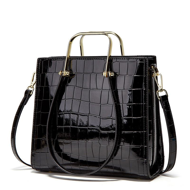 Patent Leather Shiny Ladies Handbag Tote Bag Shoulder Bag Diagonal Women's Bag