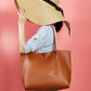 Women's bag cross-border trend bag tote bag solid color plain tassel bag large capacity shoulder bag