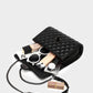 2022 new fashion all-match simple niche style diamond chain bag messenger bag soft leather women's bag
