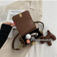 Popular small square bag all-match niche messenger bag small bag female 2022 new texture fashion commuter shoulder bag handbag