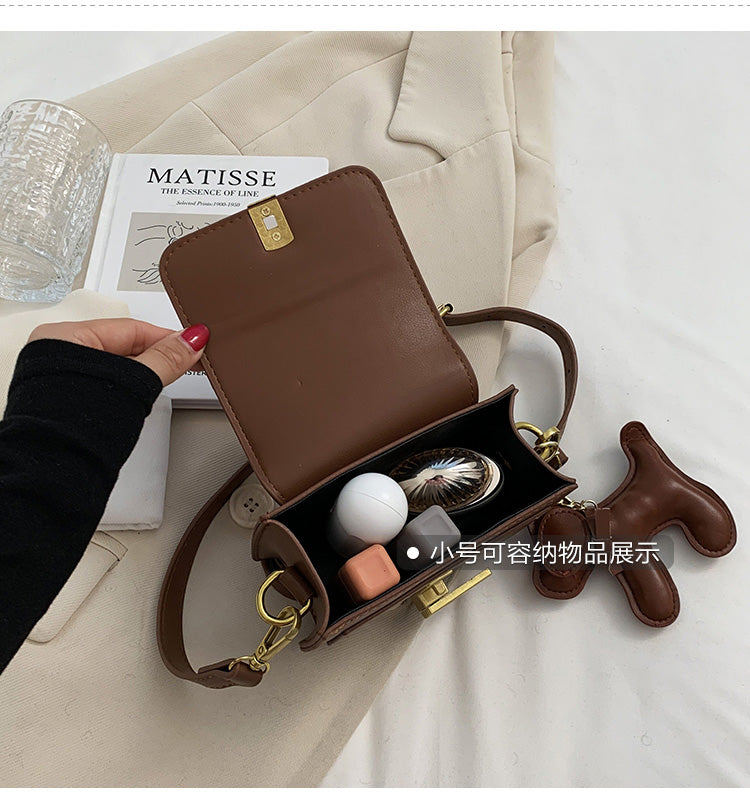 Popular small square bag all-match niche messenger bag small bag female 2022 new texture fashion commuter shoulder bag handbag