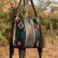 2022 retro hand-woven streamer cotton and linen shoulder bag handbag women's bag messenger bag