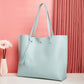 Women's bag cross-border trend bag tote bag solid color plain tassel bag large capacity shoulder bag