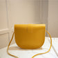 2022 summer new European and American style PU women's bag solid color saddle bag car stitching messenger shoulder small bag
