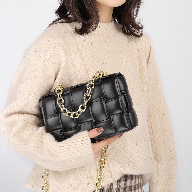 2022 spring new chain shoulder bag woven pillow bag handbag fashion women's bag lady bags handbag crossbody bag