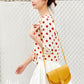 2022 summer new European and American style PU women's bag solid color saddle bag car stitching messenger shoulder small bag