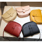 2022 summer new European and American style PU women's bag solid color saddle bag car stitching messenger shoulder small bag