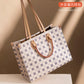 New foreign trade lattice women's bag commuter bag checkerboard large-capacity tote bag shoulder diagonal handbag