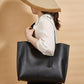 Women's bag cross-border trend bag tote bag solid color plain tassel bag large capacity shoulder bag