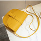 2022 summer new European and American style PU women's bag solid color saddle bag car stitching messenger shoulder small bag