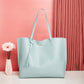 Women's bag cross-border trend bag tote bag solid color plain tassel bag large capacity shoulder bag