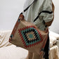 2022 retro hand-woven streamer cotton and linen shoulder bag handbag women's bag messenger bag