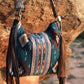 2022 retro hand-woven streamer cotton and linen shoulder bag handbag women's bag messenger bag