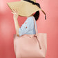 Women's bag cross-border trend bag tote bag solid color plain tassel bag large capacity shoulder bag
