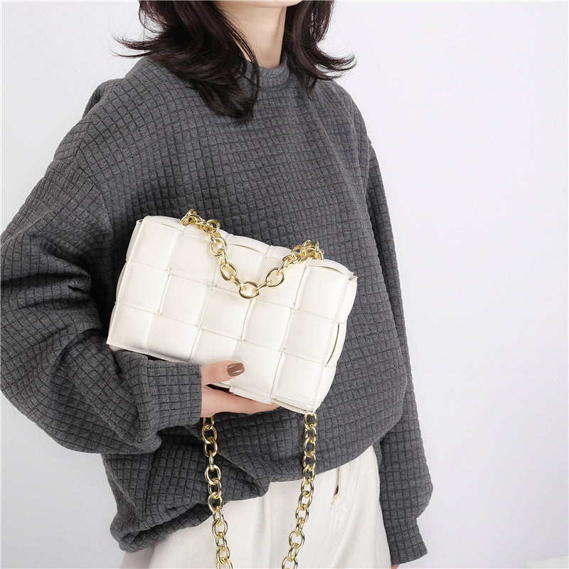 2022 spring new chain shoulder bag woven pillow bag handbag fashion women's bag lady bags handbag crossbody bag