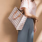 New foreign trade lattice women's bag commuter bag checkerboard large-capacity tote bag shoulder diagonal handbag