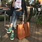 2022 new Pu Leather laptop Bag Simple Handbags Famous Brands Women Shoulder Bag Casual Big Tote Vintage Ladies Crossbody Bags