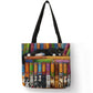 Customize Oil Painting Cat Print Womens Designer Tote Bags Linen Reusable Shopping Bag For Groceries Shoulder Bags for Lady 2022